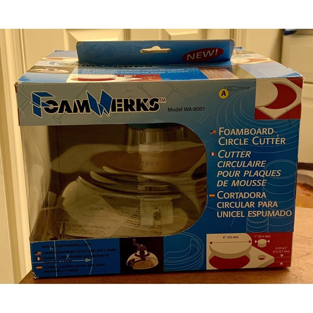 Foamwerks Foamboard‎ Circle Cutter Model WA-8001 - NEW